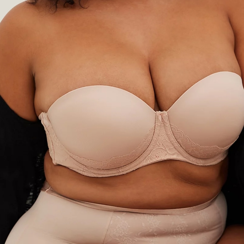 42B Size Torrid Strapless Bra Bombshell Everyday Strapless Push-Up